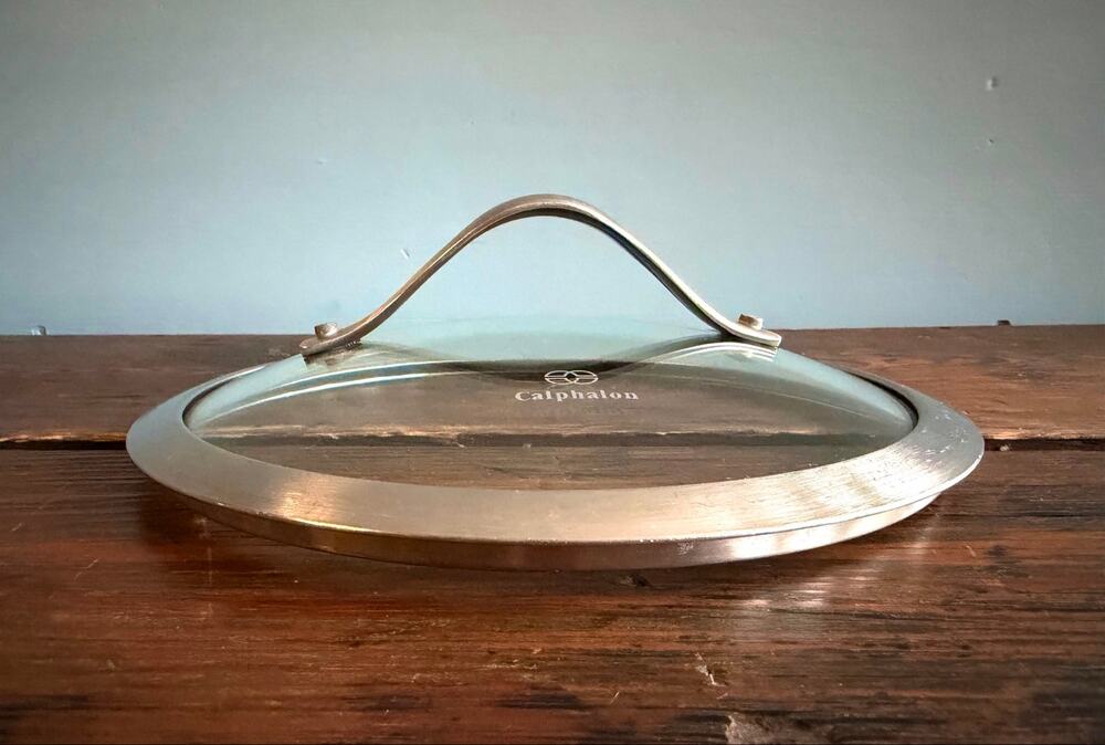 CALPHALON 8 1/2” Stainless Steel/Glass Lid